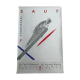 Albertville Olympic Games poster, ski jumping