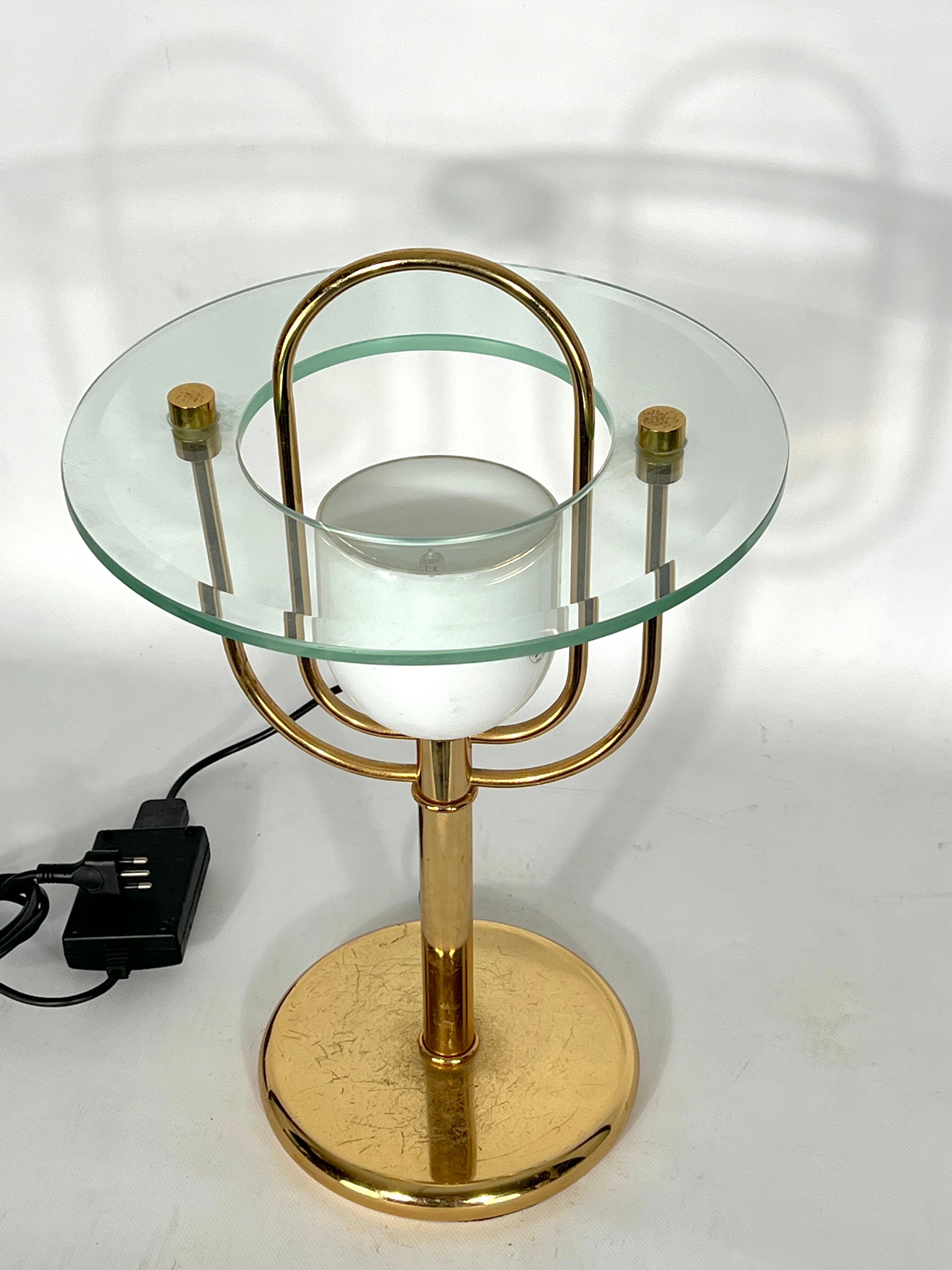 Vintage Fontana Arte style table lamp from 70s