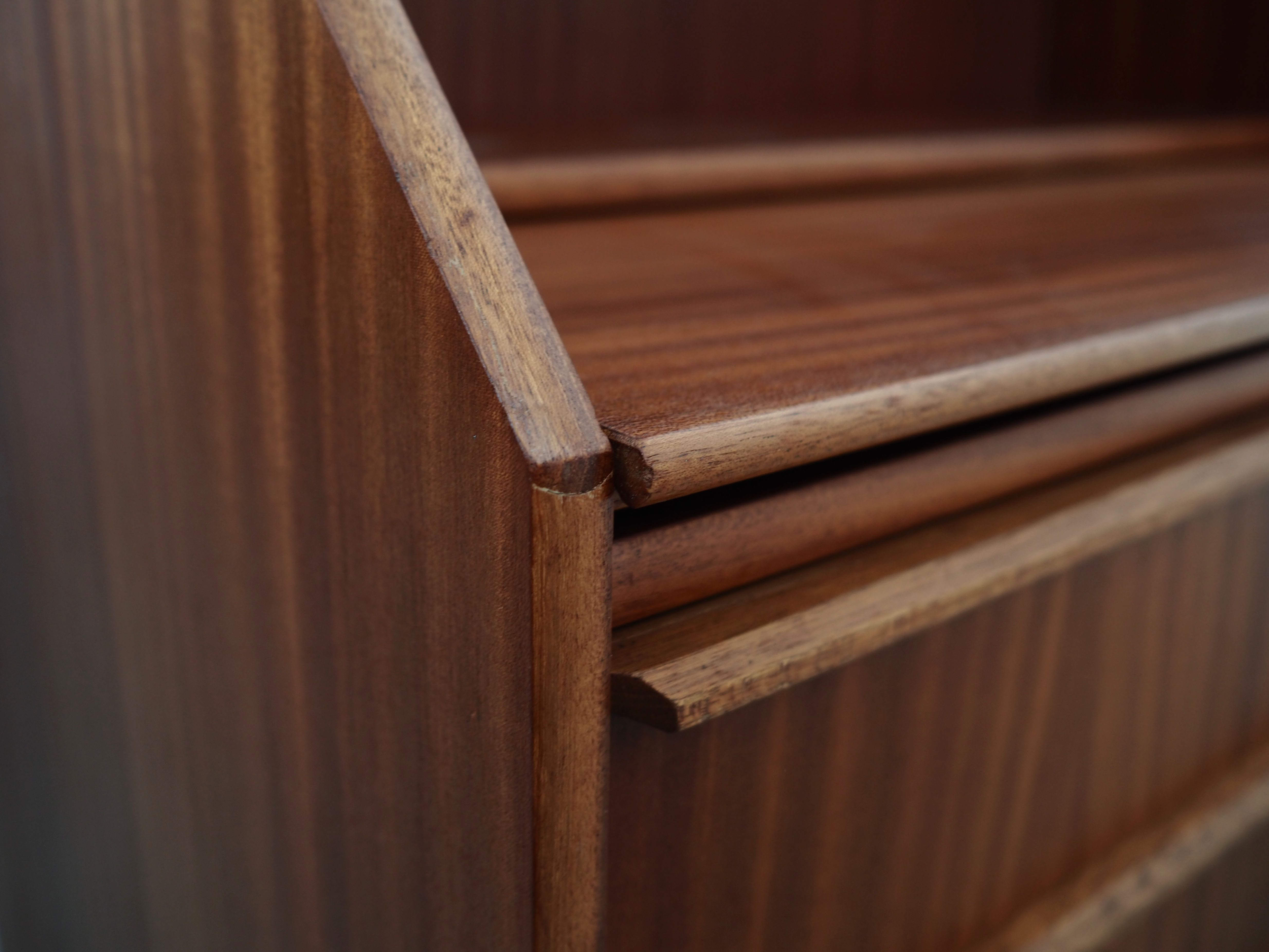 Mahogany secretary, Danish design, 60s, production: Denmark