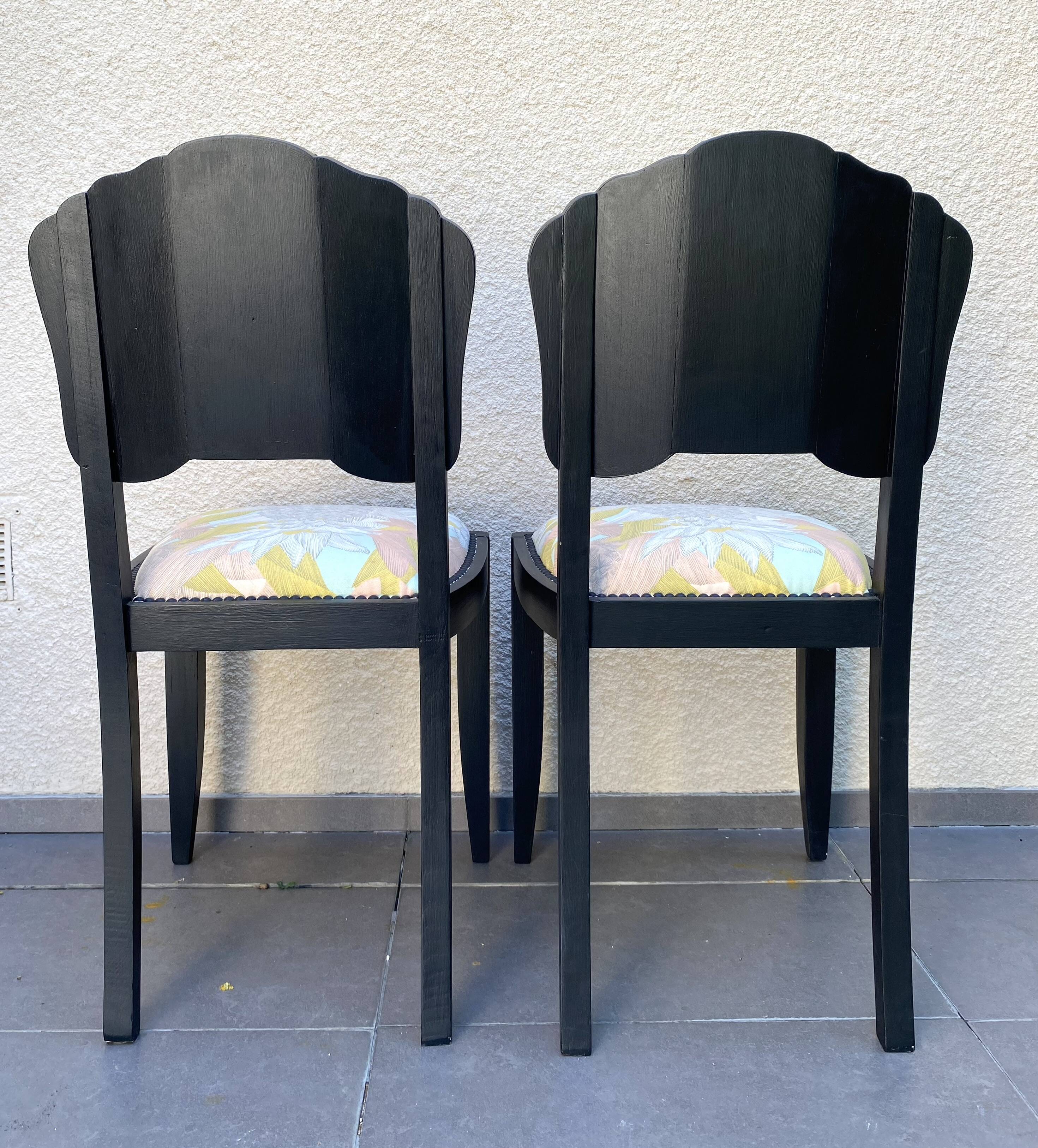 Pair of retro 1930s style chairs