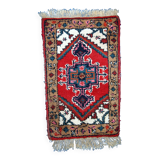 Tapis Vintage Hamadan en Laine, Années 1960, Élégance Classique