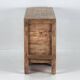 Antique three-door pine wood sideboard (circa 1920)