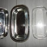 Silver-plated butter dish Made in Denmark