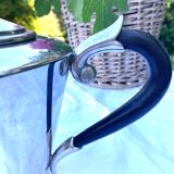 Bright tin teapot and ebony "Tin of the Manor"
