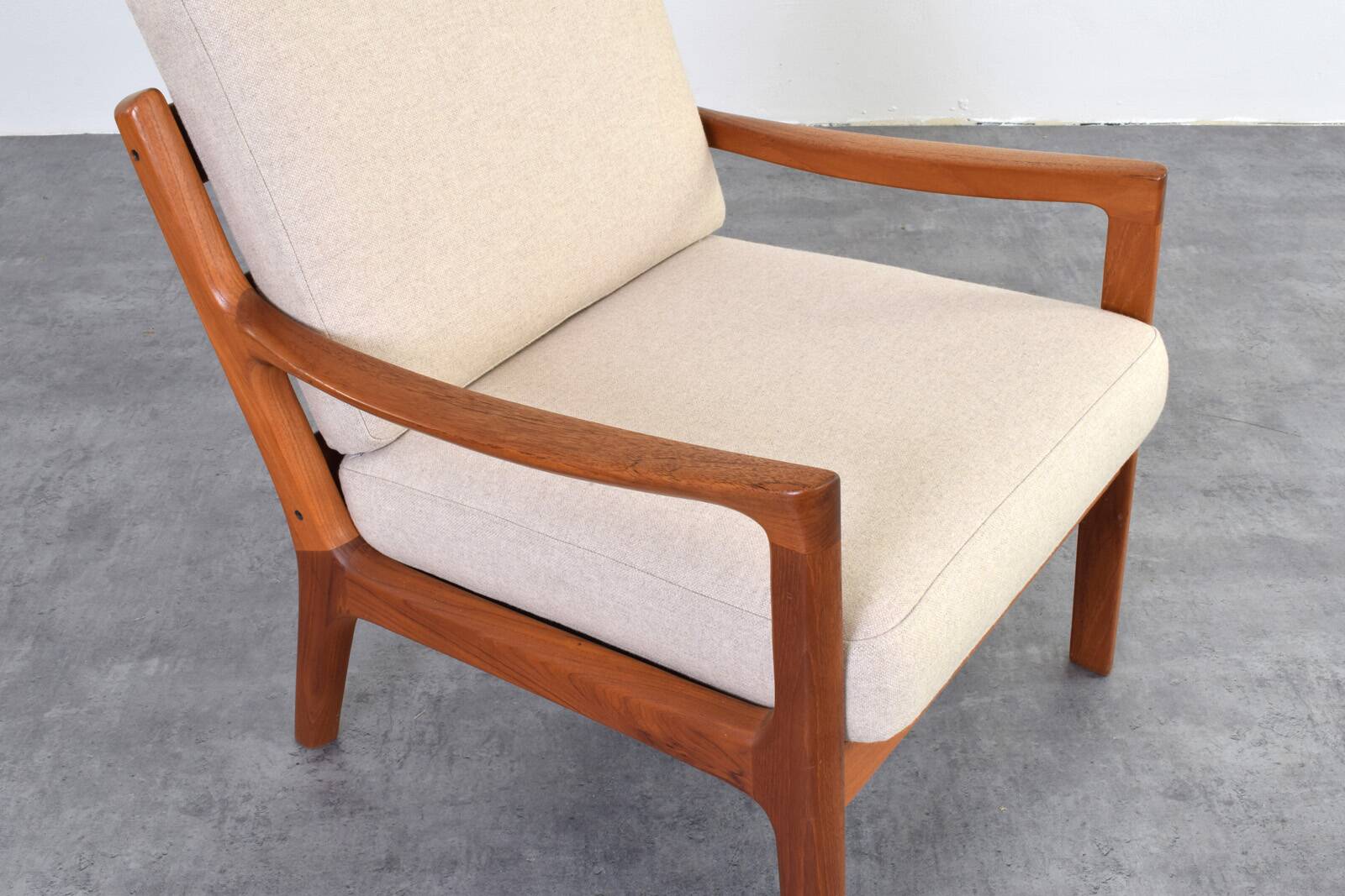 Fauteuil Senator en teck danois des années 50 par Ole Wanscher pour Cado, 1960