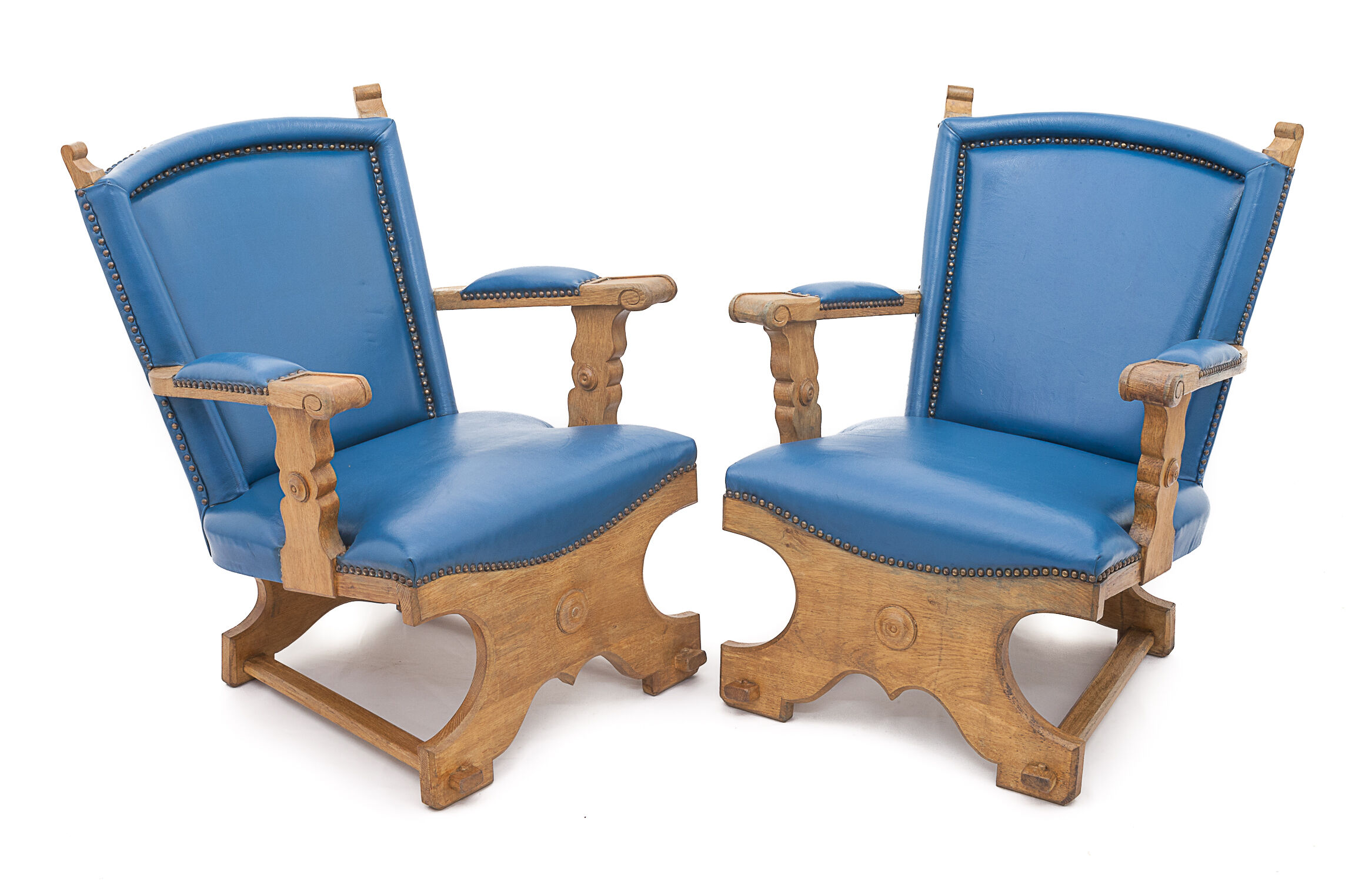 Lot de deux fauteuils Flamands