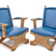 Lot de deux fauteuils Flamands