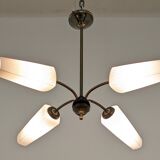 4-light chandelier from the 50s/60s