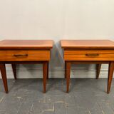 Pair of vintage bedside tables