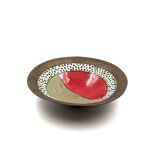 Mid-century modern ceramic bowl, France 1970s