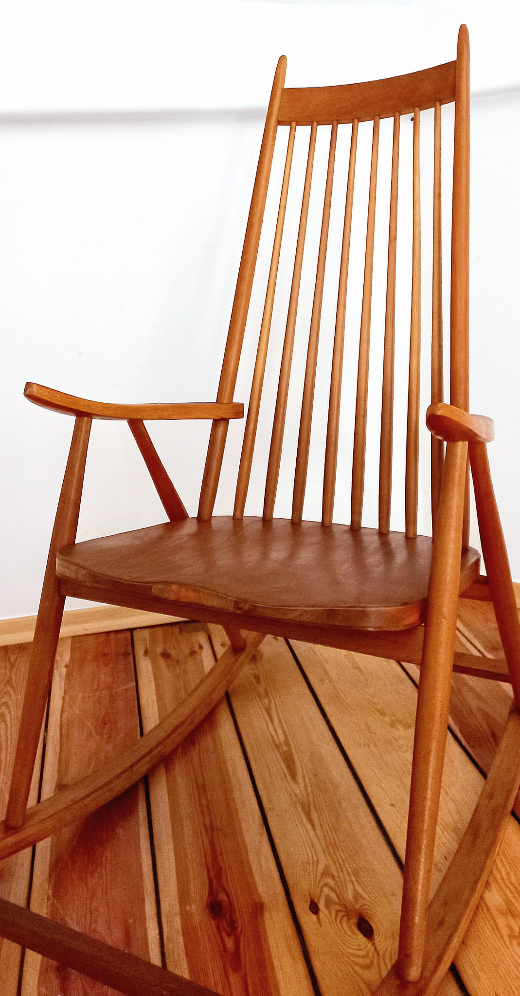 Rocking chair Holesov, Czechoslovakia 60s, Vintage, Retro