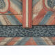 Armoire de mariage peinte en art populaire rustique exceptionnel de 1784