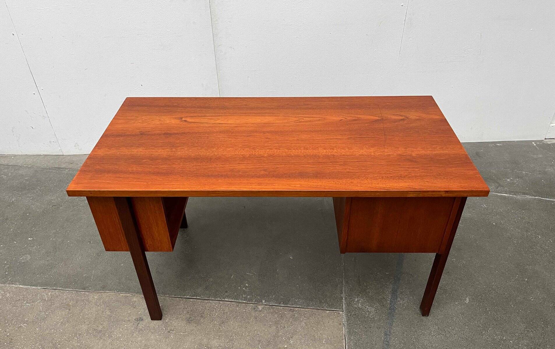 Mid-century modern teak desk by Asko Finland, 1960s.