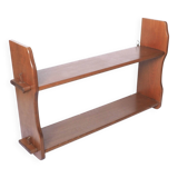 Solid wood wall shelf
