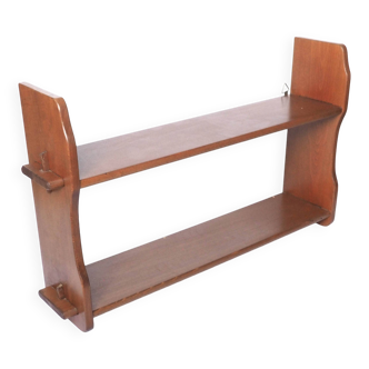 Solid wood wall shelf