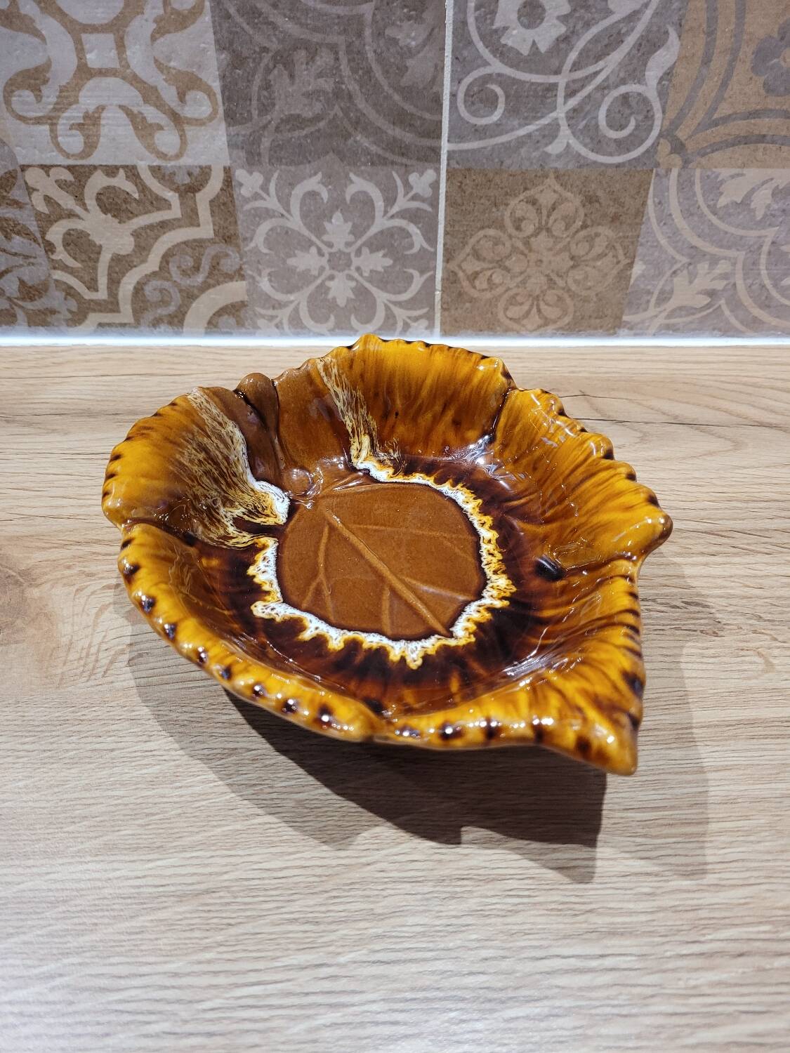 Vintage Vallauris trinket tray