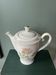 Old coffee pot / jug in Limoges porcelain – Rose decoration and