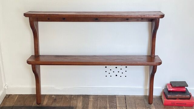 VINTAGE Solid Oak SHELF
