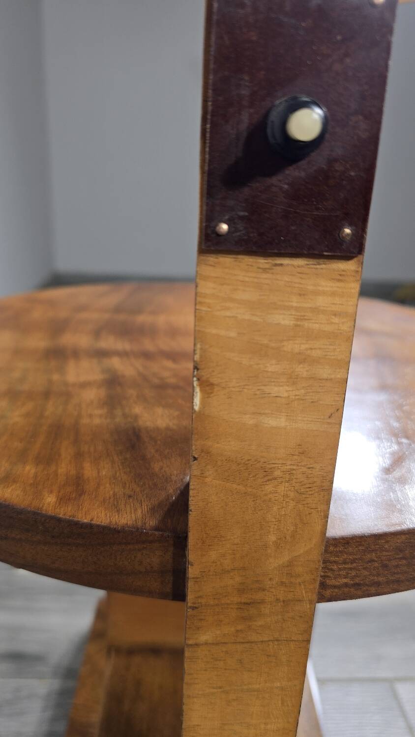 Art Deco Floor Lamp in Wood