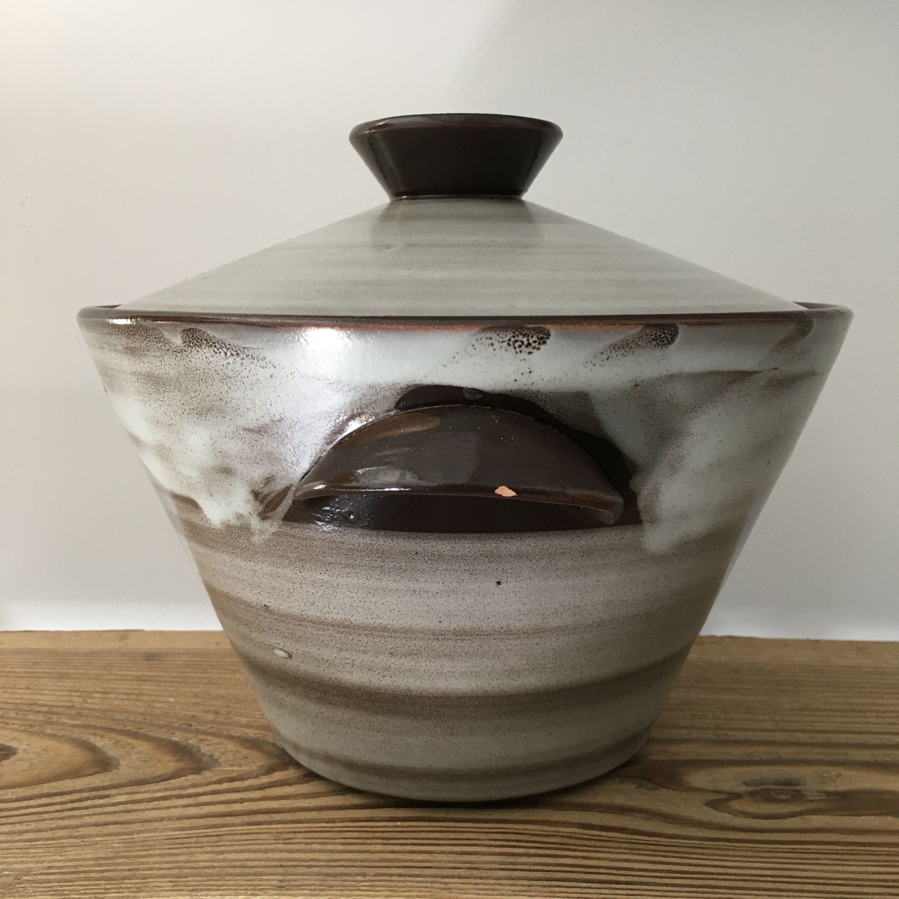 Ivory patinated soup tureen