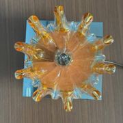 Applique murale Solken Leuchten, verre de Murano ambre, années 1970