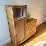 Vintage asymmetrical wardrobe