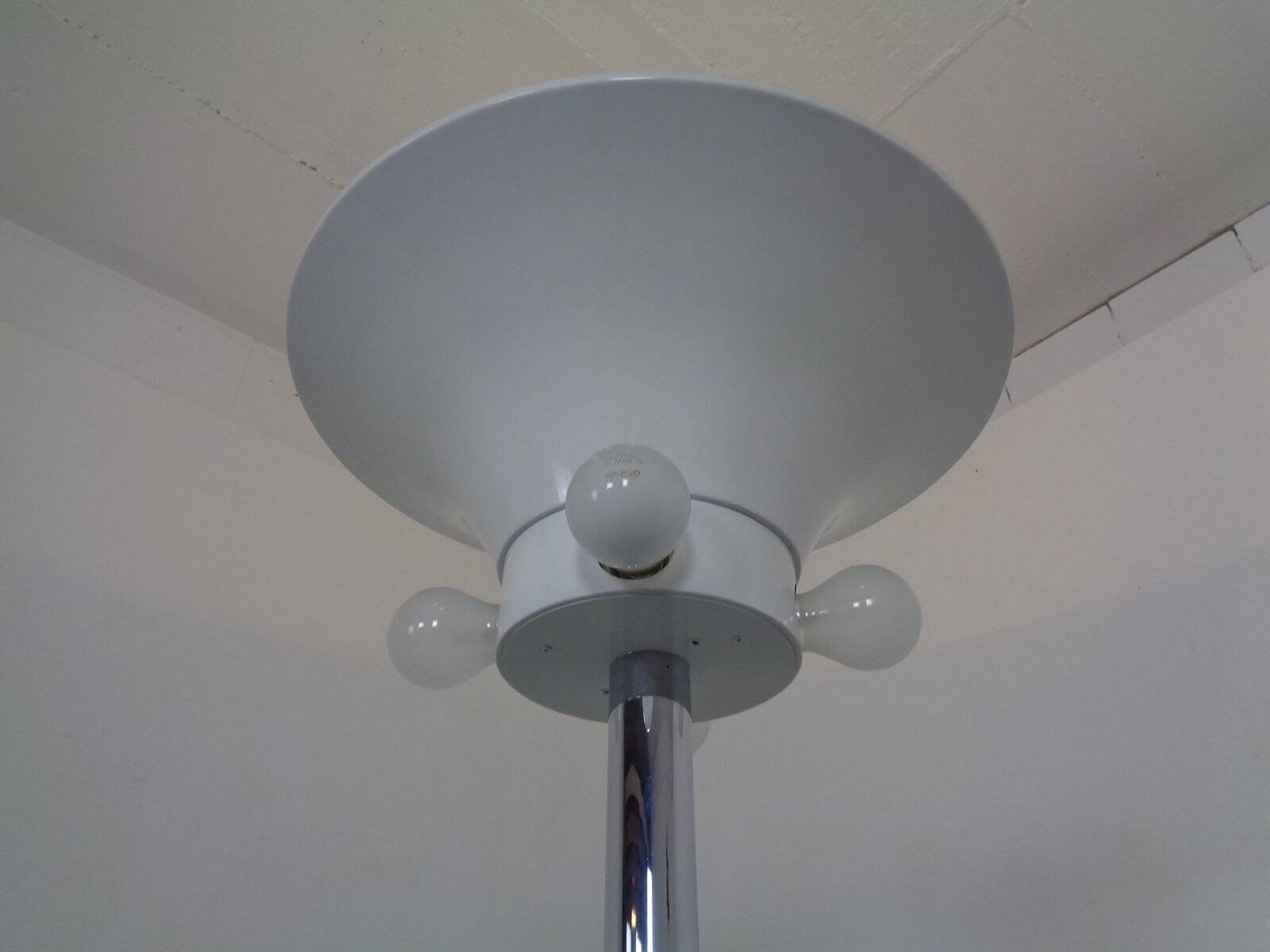 Large chrome-plated floor lamp from Staff, 1960s