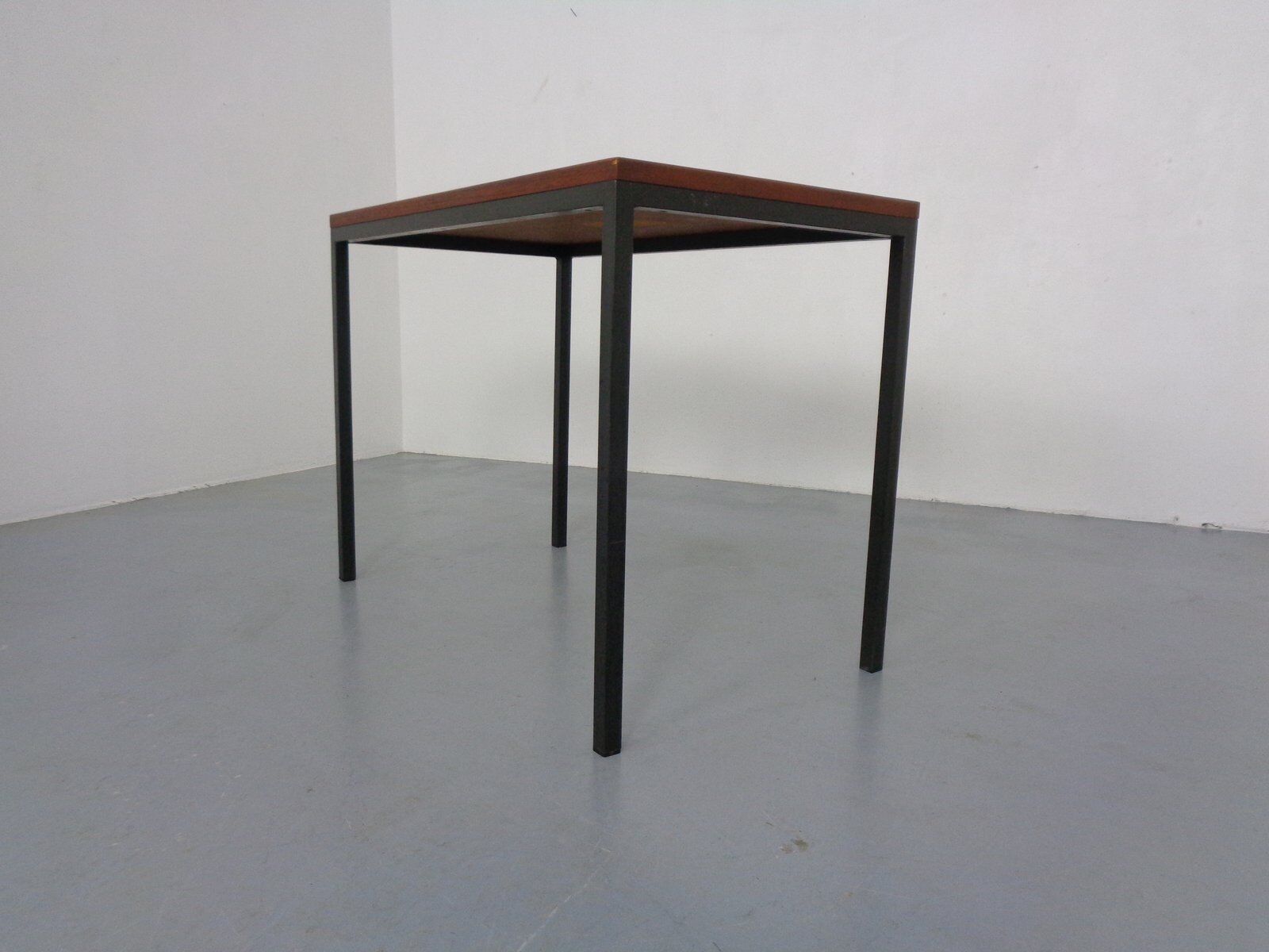 Vintage Teak and Steel Desk, Denmark, 1960s