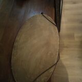 Art Deco oval mirror 75x44cm