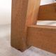 Oak workbench 2 meters long, 1950s