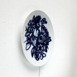 Vintage German peacock wall plate by Bjørn Wiinblad for Rosenthal, 1970s.