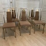 6 chaises Belgo Chrom, 1980s