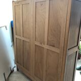 Armoire bois sculpté 3 portes années 30