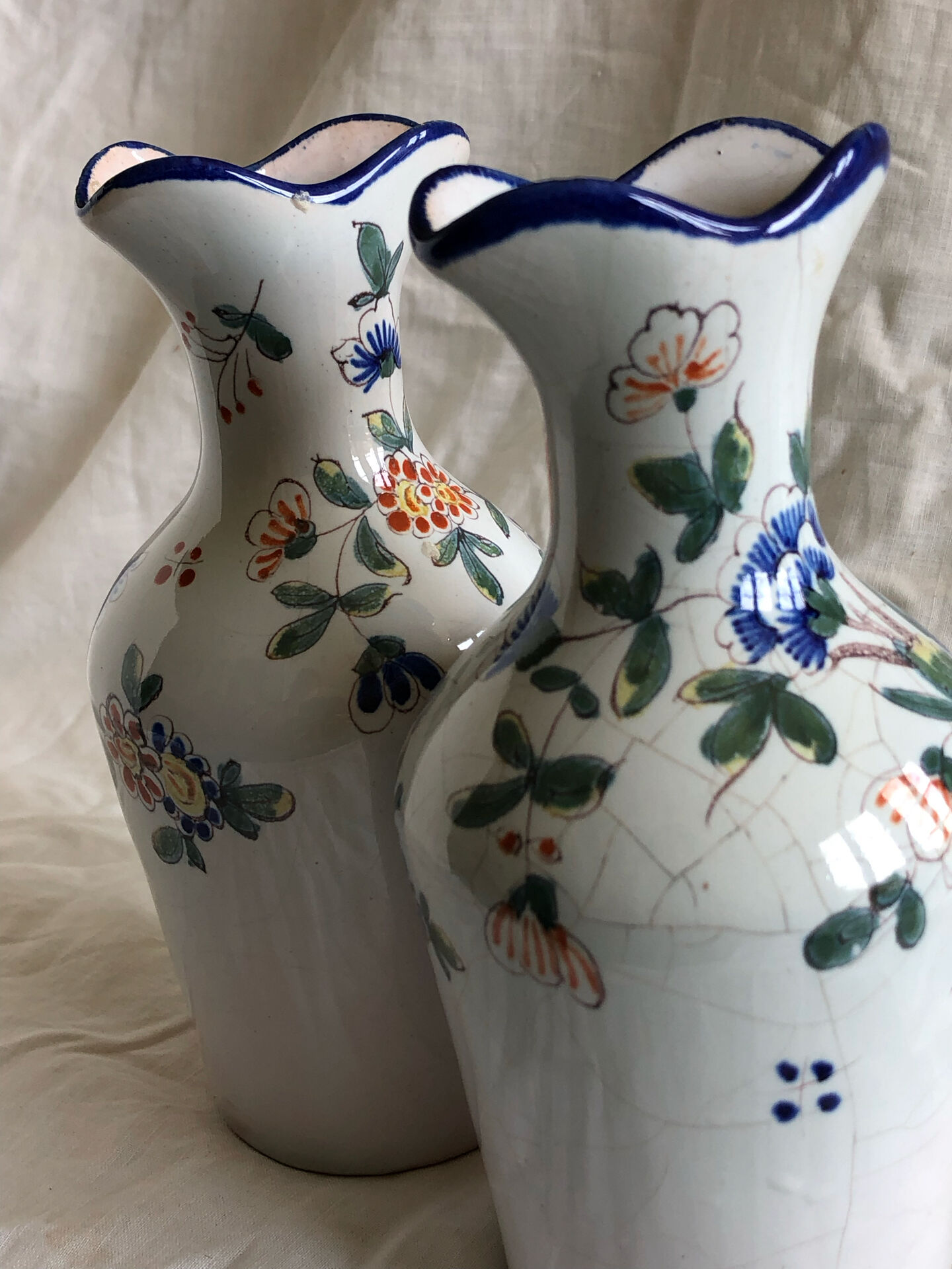 Hand-painted vases