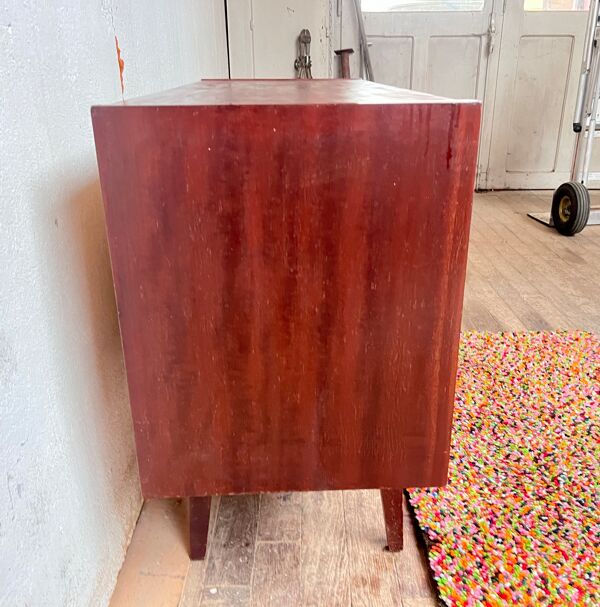 Enfilade vintage style scandinave pieds compas