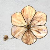 Very large Italian art deco pendant light
