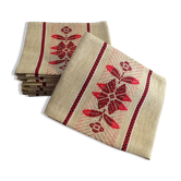 6 linen napkins 52 x 47