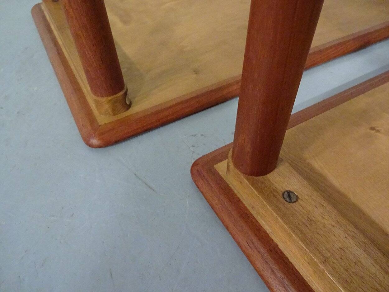 Danish Teak Nesting Tables, 1960s, Set of 3