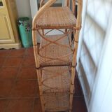 Rattan shelf