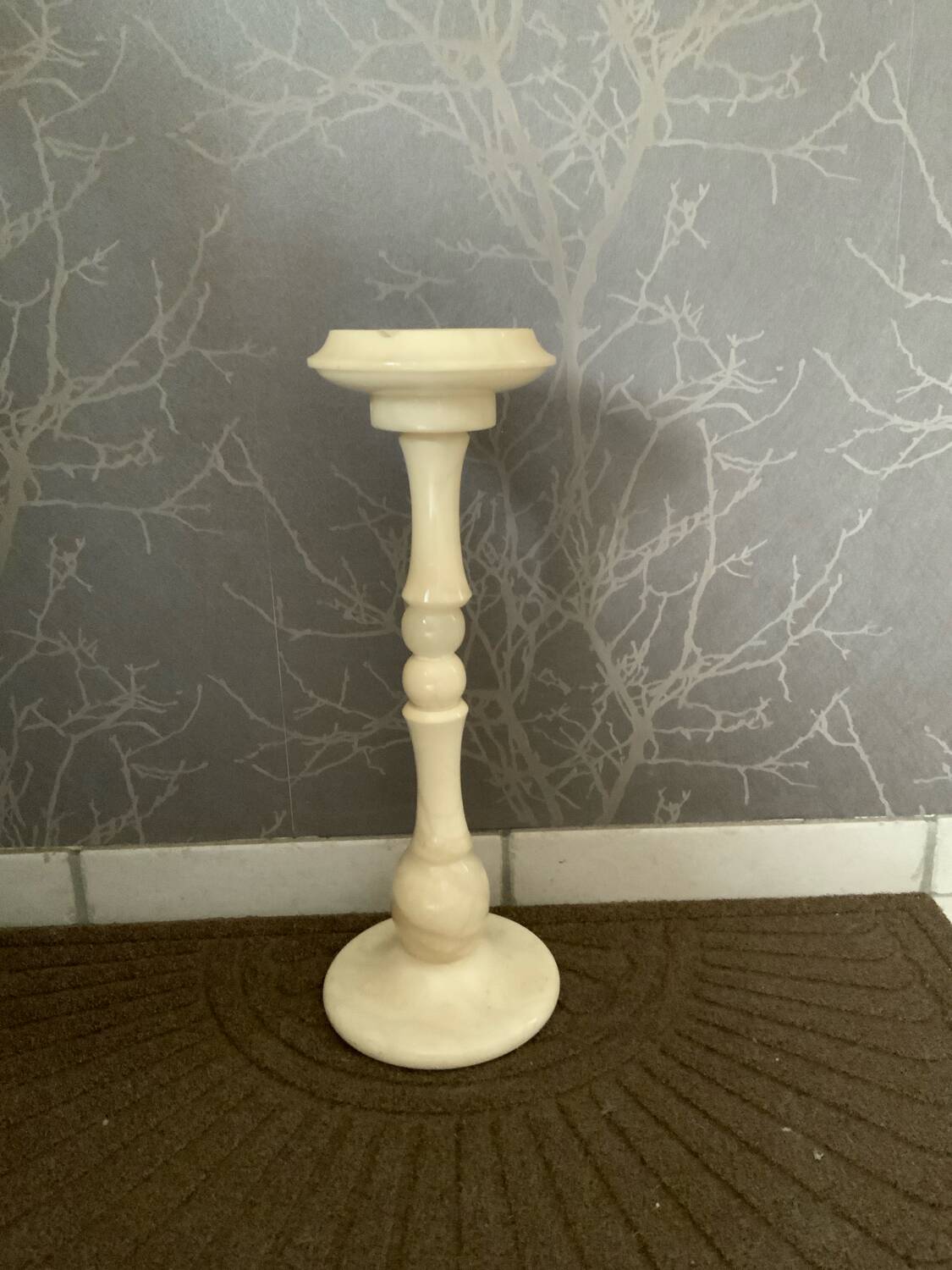 Marble column ashtray - Exceptional vintage piece - Art style