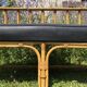 Rattan bench