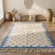 Handmade traditional authentic pure wool rug 2/3 m