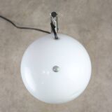 Space-age Italian Table Lamp in White Colour, 1970s