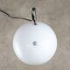 Lampe de table italienne de style spatial, couleur blanche, années 1970