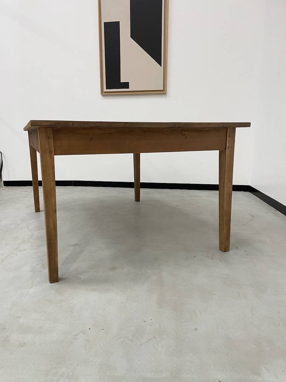 Pine farmhouse table 160 x 110 cm