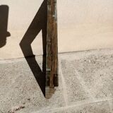 Old wooden fenestron 35x55 cm