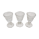 3 anciens verres à porto