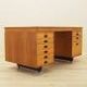 Executive desk with nine drawers and pull-out surface, teak veneer, Nipu, Denmark, 1970s