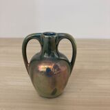 Small Vichy enamel vase