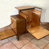 Trolley bar serves Art Deco